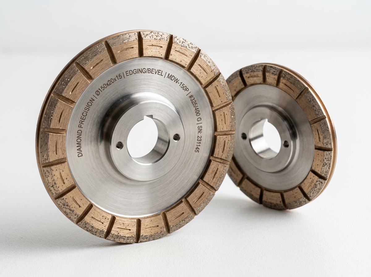 Segmented & Continuous Metal Bonded Edging Wheels
